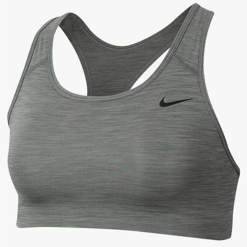 Nike women’s medium compression sports bra in green, gently worn